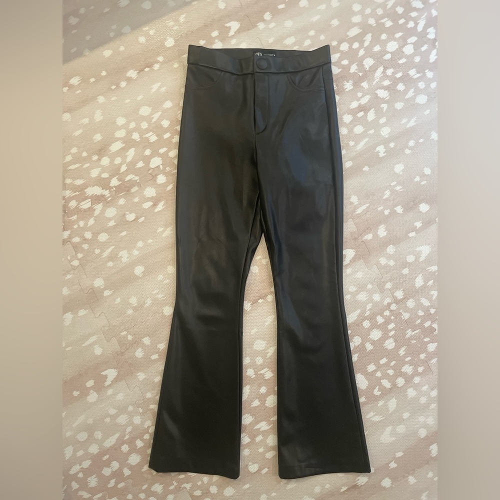 Zara Faux Leather Pants